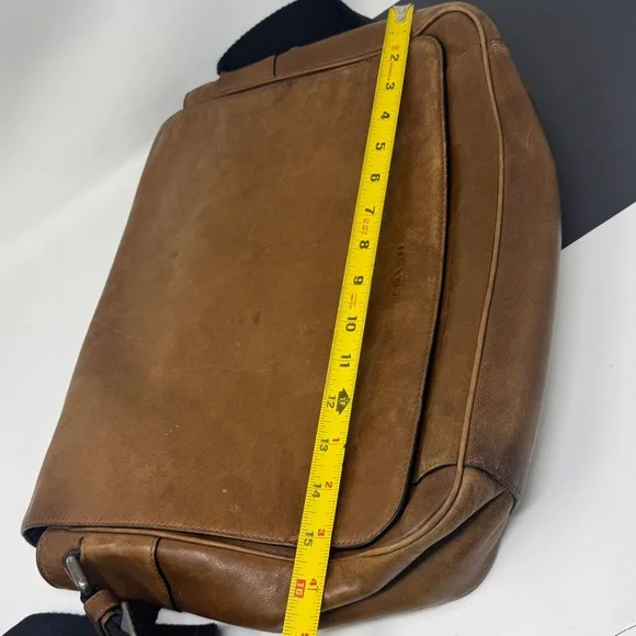 Coach Brown Metropolitan Leather Briefcase Messenger Bag - Vintage - Picture 10 of 14